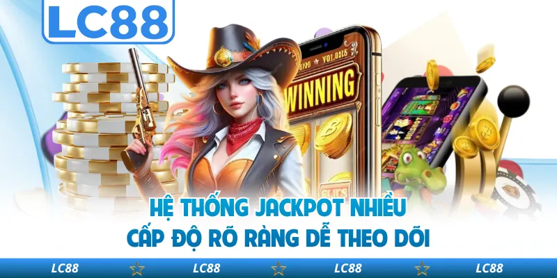 Hệ Thống Jackpot Nhiều Cấp Độ Rõ Ràng Dễ Theo Dõi